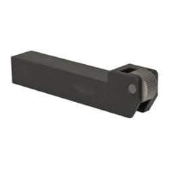 Made in USA - LH Cut, 3/4" Wide x 3/4" High x 3-1/2" Long Square Shank, Fixed Bump Knurlers - 1 Knurl Required, 3/4" Diam x 3/8" Wide Face, 1/4" Hole Diam, Series KP - Exact Tool & Supply