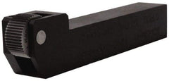 Made in USA - RH Cut, 5/16" Wide x 5/16" High x 3-7/8" Long Square Shank, Fixed Bump Knurlers - 1 Knurl Required, 5/16" Diam x 5/32" Wide Face, 1/8" Hole Diam, Series BP - Exact Tool & Supply