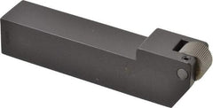Made in USA - RH Cut, 1" Wide x 1" High x 3-1/2" Long Square Shank, Fixed Bump Knurlers - 1 Knurl Required, 3/4" Diam x 1/2" Wide Face, 1/4" Hole Diam, Series KR - Exact Tool & Supply