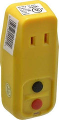 Tower - 1 Phase, 5-15P, 5-15R NEMA, 125 VAC, 15 Amp, GFCI Receptacle - 2 Pole, Residential Grade - Exact Tool & Supply