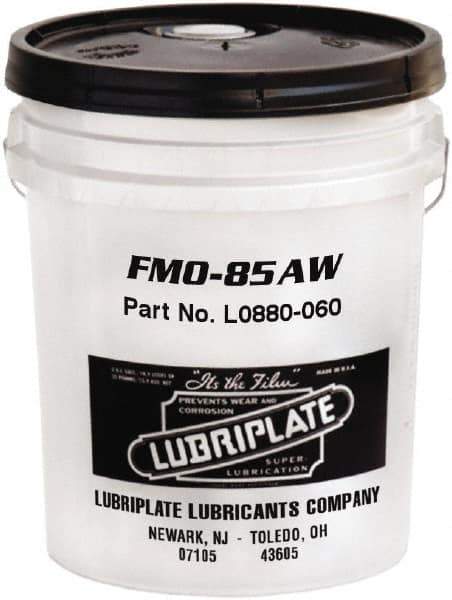Lubriplate - 5 Gal Pail, Mineral Multipurpose Oil - SAE 5W, ISO 22, 21.26 cSt at 40°C, 3.95 cSt at 100°C, Food Grade - Exact Tool & Supply