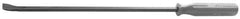 Made in USA - 12" OAL Screwdriver Pry Bar - 5/8" Wide - Exact Tool & Supply