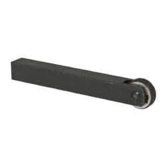 Value Collection - Neutral Cut, Straight, 1/2" Wide 1/2" High x 4" Long Square Shank, Pivot-Head Bump Knurlers - 1 Knurl Required (Included), 3/4" Diam x 1/4" Wide Face, 1/4" Hole Diam, Series KT - Exact Tool & Supply