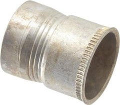Made in USA - M8x1.25 Metric Coarse, Cadmium-Plated, Aluminum Knurled Rivet Nut Inserts - 0.76mm to 2.29mm Grip, 12.7mm Drill Size, 13.41mm Body Diam - Exact Tool & Supply