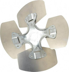 Made in USA - 10" Blade Diam, Commercial Fan Blade - Counterclockwise Rotation, 4 Blades - Exact Tool & Supply