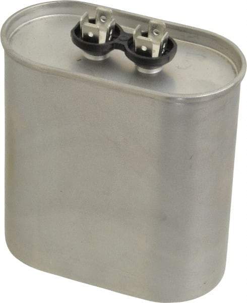 Value Collection - 60 Microfarad Motor Capacitor - 440 Volts, 3.66" Wide x 1.97" Deep x 3-3/4" High - Exact Tool & Supply