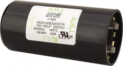 Value Collection - 130-156 Microfarad Motor Capacitor - 330 Volts - Exact Tool & Supply