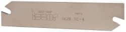Iscar - 1.2598" Blade Height, 1/8" Blade Width, 5.9055" OAL, Right Hand Cut, Double End Indexable Cut-Off Blade - SGIH Blade, Self Grip Series - Exact Tool & Supply