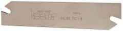 Iscar - 1.2598" Blade Height, 1/8" Blade Width, 5.9055" OAL, Right Hand Cut, Double End Indexable Cut-Off Blade - SGIH Blade, Self Grip Series - Exact Tool & Supply