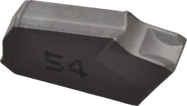 Iscar - GTN3 IC54 Grade, 0.122" Cutting Width, Carbide Cutoff Insert - 0° Neutral Lead Angle, 0.0079" Cnr Rad, Single End - Exact Tool & Supply