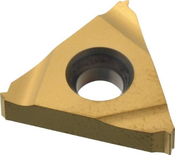 Carmex - 16ER External Right Hand 32 UN Laydown Threading Insert - Grade P25C, TiN Coated Carbide - Exact Tool & Supply