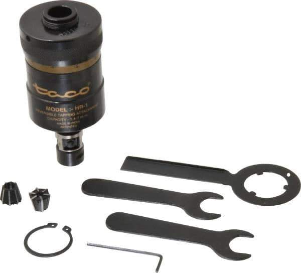 Value Collection - Model HR1, 1/16 Inch Min Tap Capacity, 1/4 Inch Max Mild Steel Tap Capacity, JT33 Mount Tapping Head - J116, J117 Compatible - Exact Tool & Supply
