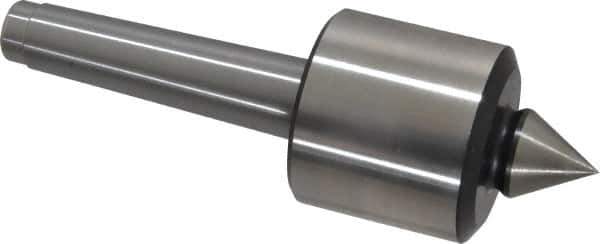 Royal Products - MT2 Taper Shank, 1.68" Head Diam 4,120 Lb Capacity Live Center - 5,000 Max RPM, 1.56" Head Length, 3/4" Point Diam, 7/8" Point Len, 390 Lb Max Workpc, 5-1/4" OAL, Standard Point - Exact Tool & Supply