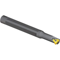 Vargus - Internal Thread, Left Hand Cut, 12mm Shank Width x 11mm Shank Height Indexable Threading Toolholder - 100mm OAL, 4.0KIL Insert Compatibility, SNVR Toolholder, Series Mini 3 - Exact Tool & Supply