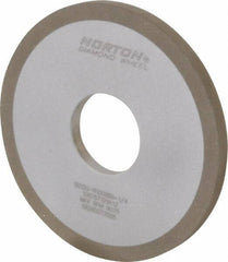 Norton - 4" Diam x 1-1/4" Hole x 1/4" Thick, 120 Grit Surface Grinding Wheel - Diamond, Type 1A1, Fine Grade, Resinoid Bond - Exact Tool & Supply