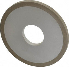 Norton - 4" Diam x 1-1/4" Hole x 1/4" Thick, 150 Grit Surface Grinding Wheel - Diamond, Type 1A1, Very Fine Grade, Resinoid Bond - Exact Tool & Supply