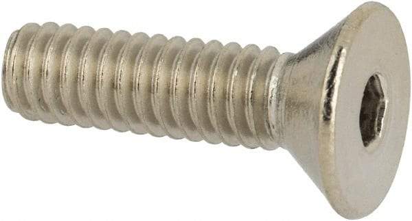 Value Collection - #8-32 UNC Hex Socket Drive, 82° Flat Screw - Grade 316 Stainless Steel, 5/8" OAL - Exact Tool & Supply