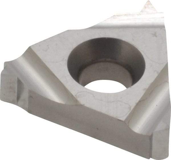 Carmex - 16IR Internal Right Hand 14 UN Laydown Threading Insert - Grade P30, Uncoated Coated Carbide - Exact Tool & Supply