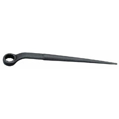 Martin Tools - 1-11/16", 12 Point, Black Finish, Single End, Spud Handle Box Wrench - Exact Tool & Supply