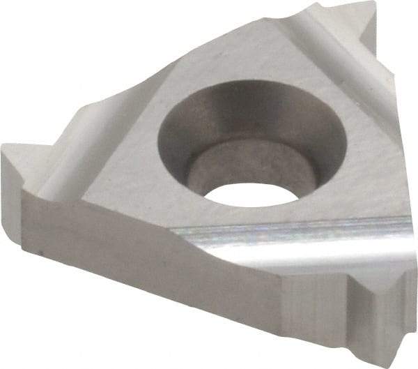 Carmex - 16ER External Right Hand 12 UN Laydown Threading Insert - Grade P30, Uncoated Coated Carbide - Exact Tool & Supply
