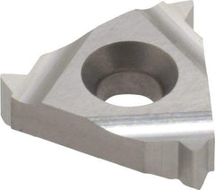 Carmex - 16ER External Right Hand 12 UN Laydown Threading Insert - Grade P30, Uncoated Coated Carbide - Exact Tool & Supply