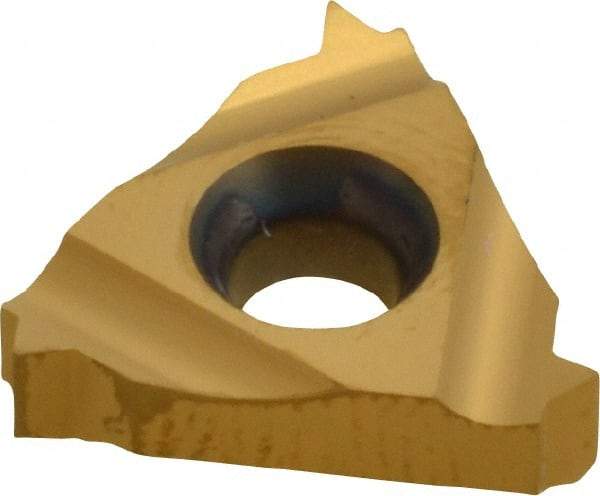 Carmex - 16IR Internal Right Hand 12 UN Laydown Threading Insert - Grade MXC, TiN Coated Carbide - Exact Tool & Supply