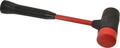 Proto - 1-7/16 Lb Head 2" Face Steel Soft Face Hammer with Tips Hammer - 13-3/4" OAL, Fiberglass Handle - Exact Tool & Supply