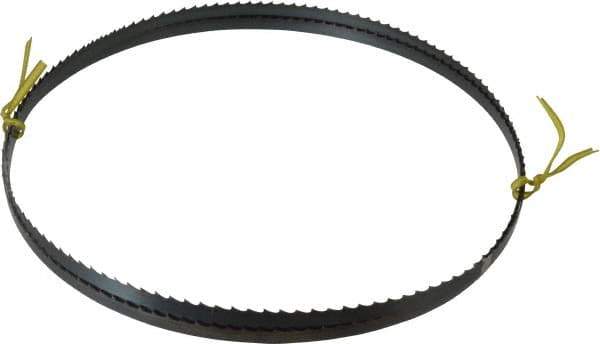 Starrett - 4 TPI, 7' 9" Long x 3/8" Wide x 0.025" Thick, Welded Band Saw Blade - Carbon Steel, Toothed Edge, Raker Tooth Set, Flexible Back, Contour Cutting - Exact Tool & Supply