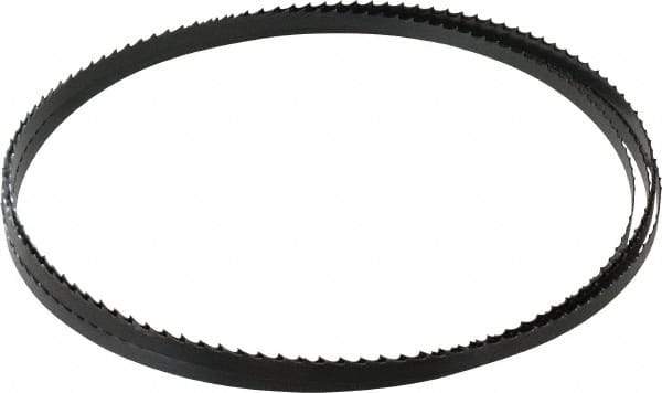Starrett - 4 TPI, 11' 9" Long x 3/8" Wide x 0.025" Thick, Welded Band Saw Blade - Carbon Steel, Toothed Edge, Raker Tooth Set, Flexible Back, Contour Cutting - Exact Tool & Supply