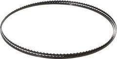Starrett - 4 TPI, 7' 8" Long x 1/4" Wide x 0.025" Thick, Welded Band Saw Blade - Carbon Steel, Toothed Edge, Raker Tooth Set, Flexible Back, Contour Cutting - Exact Tool & Supply