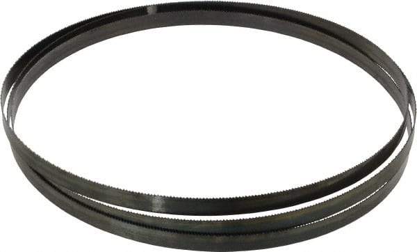 Starrett - 14 TPI, 7' 11" Long x 1/2" Wide x 0.025" Thick, Welded Band Saw Blade - Carbon Steel, Toothed Edge, Raker Tooth Set, Flexible Back, Contour Cutting - Exact Tool & Supply