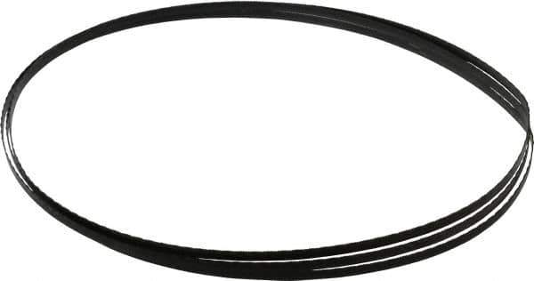 Starrett - 32 TPI, 7' 11" Long x 1/4" Wide x 0.025" Thick, Welded Band Saw Blade - Carbon Steel, Toothed Edge, Raker Tooth Set, Flexible Back, Contour Cutting - Exact Tool & Supply