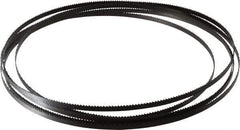 Starrett - 10 TPI, 11' 8" Long x 1/4" Wide x 0.025" Thick, Welded Band Saw Blade - Carbon Steel, Toothed Edge, Raker Tooth Set, Flexible Back, Contour Cutting - Exact Tool & Supply