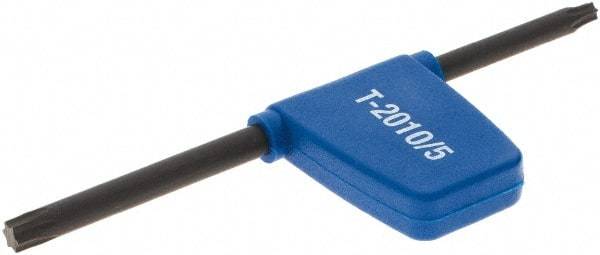 Iscar - T20 Torx Drive, Key for Indexable Grooving and Toolholder - Compatible with Insert Screws - Exact Tool & Supply