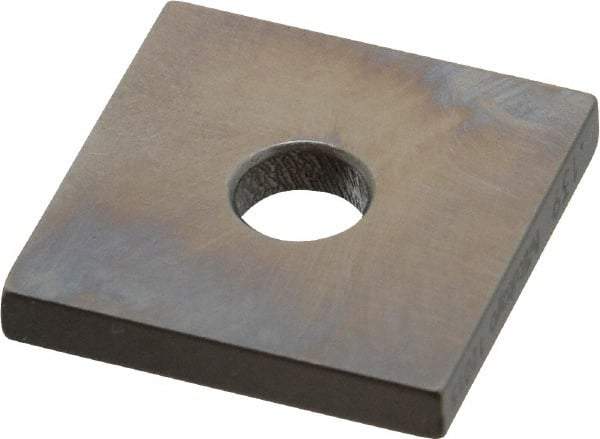 Mitutoyo - 0.139" Square Steel Gage Block - Accuracy Grade 0, Includes Certificate of Inspection - Exact Tool & Supply