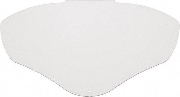 Uvex - Clear Polycarbonate Welding Window - 9-3/8" High x 14-1/4" Wide x 0.04" Thick, Compatible with Uvex S8500 & S8510 Bionic Headgear - Exact Tool & Supply