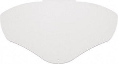 Uvex - Clear Polycarbonate Welding Window - 9-3/8" High x 14-1/4" Wide x 0.04" Thick, Compatible with Uvex S8500 & S8510 Bionic Headgear - Exact Tool & Supply
