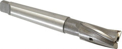 Value Collection - 13/16" Diam, 3 Flutes, Morse Taper Shank, Interchangeable Pilot Counterbore - Exact Tool & Supply