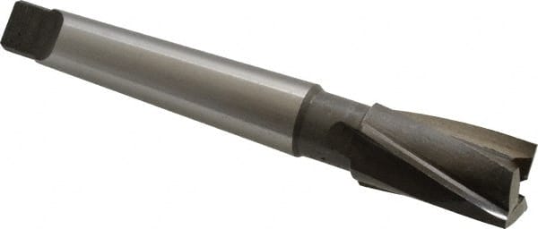 Value Collection - 7/8" Diam, 3 Flutes, Morse Taper Shank, Interchangeable Pilot Counterbore - Exact Tool & Supply