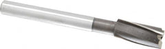 Value Collection - 23/32" Diam, 1/2" Shank, Diam, 3 Flutes, Straight Shank, Interchangeable Pilot Counterbore - Exact Tool & Supply