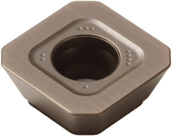 Seco - SEEX1204 MD18 Grade T350M Carbide Milling Insert - TiCN/Al2O3 Finish, 0.187" Thick, 1/2" Inscribed Circle - Exact Tool & Supply