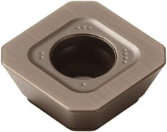 Seco - SEEX1204 MD18 Grade T350M Carbide Milling Insert - TiCN/Al2O3 Finish, 0.187" Thick, 1/2" Inscribed Circle - Exact Tool & Supply
