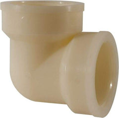 Green Leaf - 2" Nylon Plastic Pipe 90° Elbow - FIPT x FIPT End Connections - Exact Tool & Supply