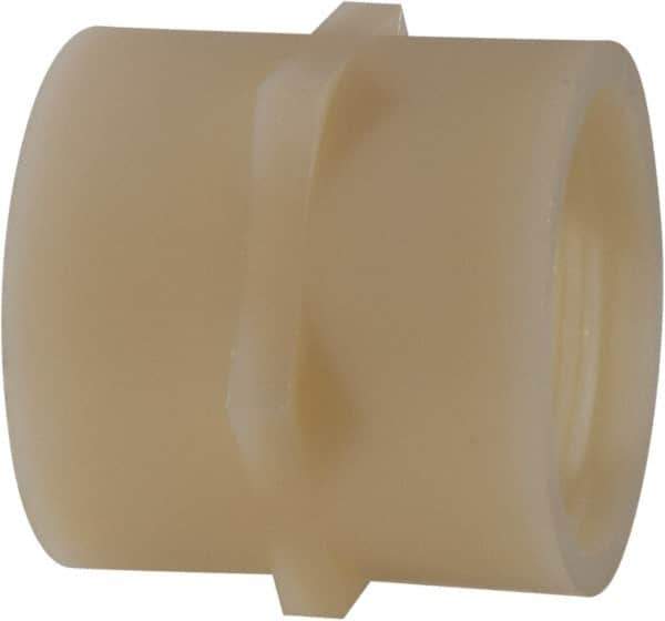 Green Leaf - 1-1/2" Nylon Plastic Pipe Coupling - FIPT x FIPT End Connections - Exact Tool & Supply