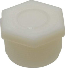 Green Leaf - 1-1/2" Nylon Plastic Pipe Plug - MIPT End Connections - Exact Tool & Supply
