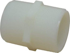 Green Leaf - 2" Nylon Plastic Pipe Hex Nipple - MIPT x MIPT End Connections - Exact Tool & Supply
