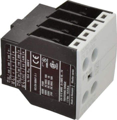 Eaton Cutler-Hammer - 7, 9, 12, 15, 18, 25, 32 Amp, Contactor Front Mount Auxiliary Contact - For Use with XT Contactor and XTRE Control Relay - Exact Tool & Supply