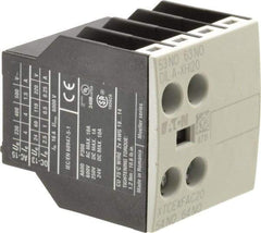 Eaton Cutler-Hammer - 7, 9, 12, 15, 18, 25, 32 Amp, Contactor Front Mount Auxiliary Contact - For Use with XT Contactor and XTRE Control Relay - Exact Tool & Supply