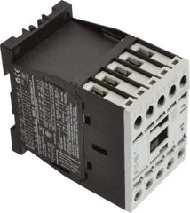 Eaton Cutler-Hammer - 3 Pole, 24 Coil VAC, 20 Amp, Nonreversible Open Enclosure IEC Contactor - 1 Phase hp: 0.25 at 115 V, 0.75 at 200 V, 1 at 230 V, 3 Phase hp: 1.5 at 200 V, 2 at 230 V, 3 at 460 V, 5 at 575 V, 7 Amp Inductive Load Rating Listed - Exact Tool & Supply