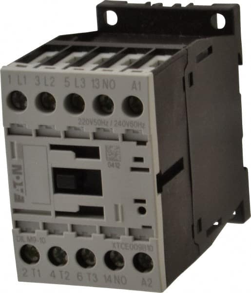 Eaton Cutler-Hammer - 3 Pole, 220 Coil VAC at 50 Hz and 240 Coil VAC at 60 Hz, 20 Amp, Nonreversible Open Enclosure IEC Contactor - Exact Tool & Supply